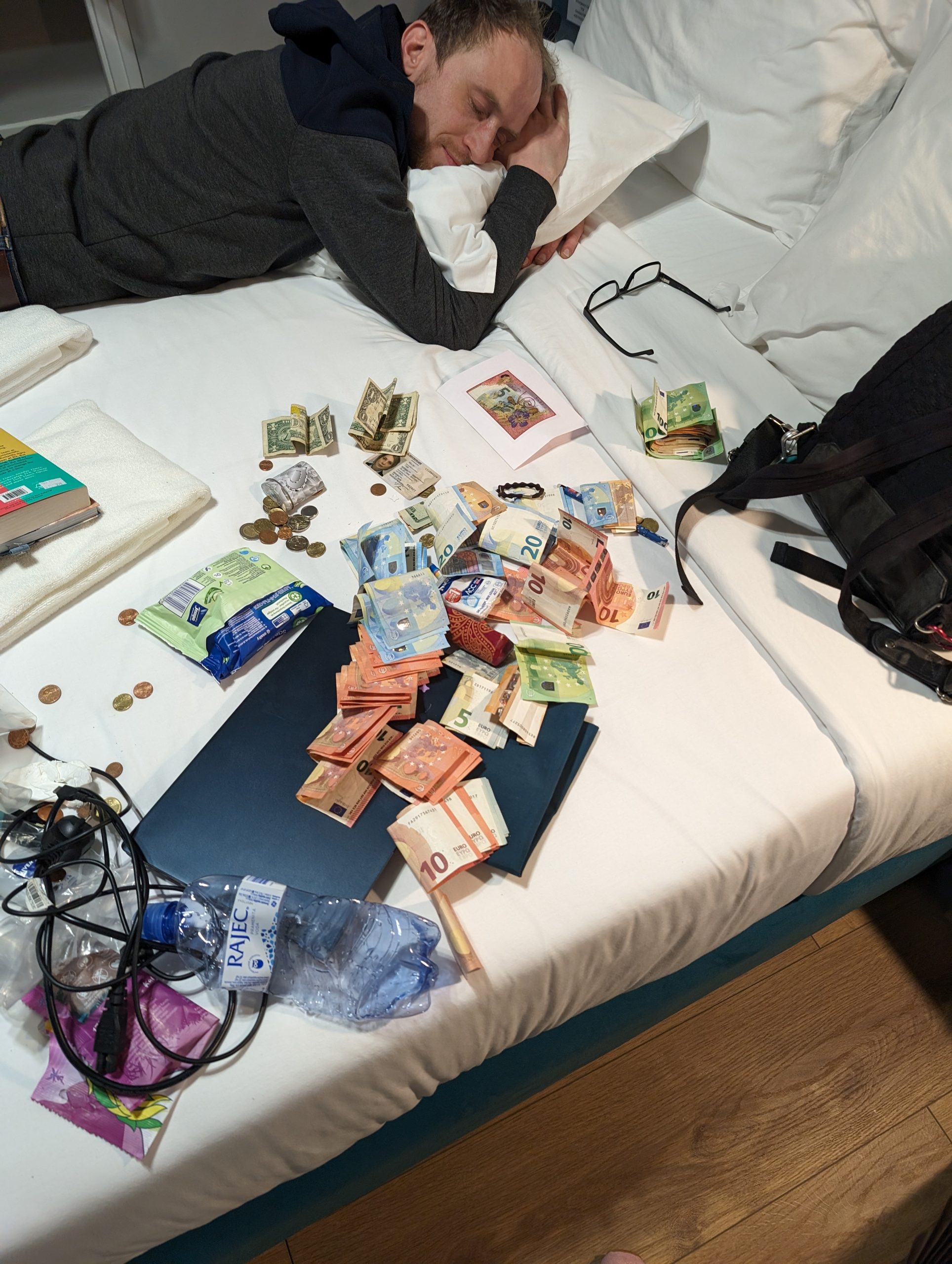 Rainer mit Geld